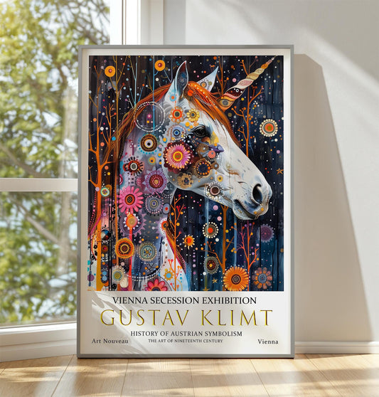 Gustav Klimt Art Print – Vintage Art Nouveau Poster | Ornate Floral Decorative Print