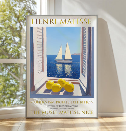 Henri Matisse Print: Fauvism Sailboat Art, Mediterranean View