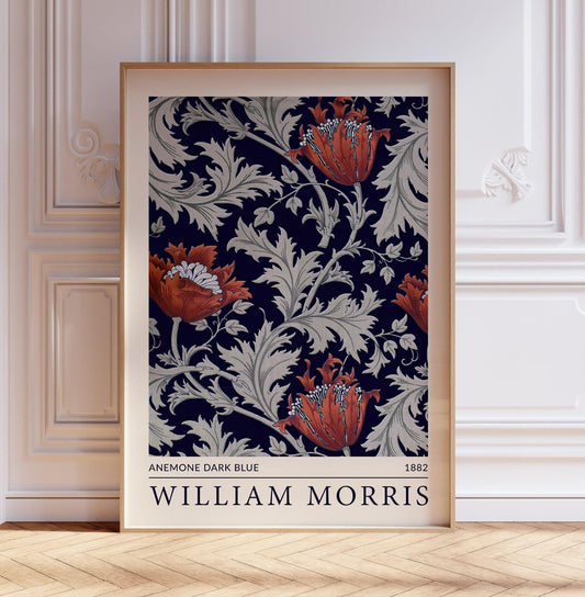 William Morris Floral Print: Vintage Art Nouveau Decor