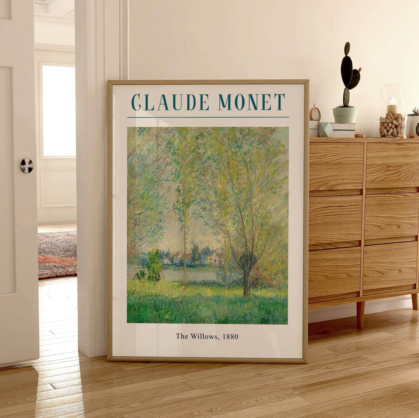 Claude Monet 'The Willows' Print: Vintage French Impressionism