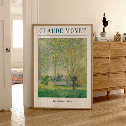 Claude Monet 'The Willows' Print: Vintage French Impressionism