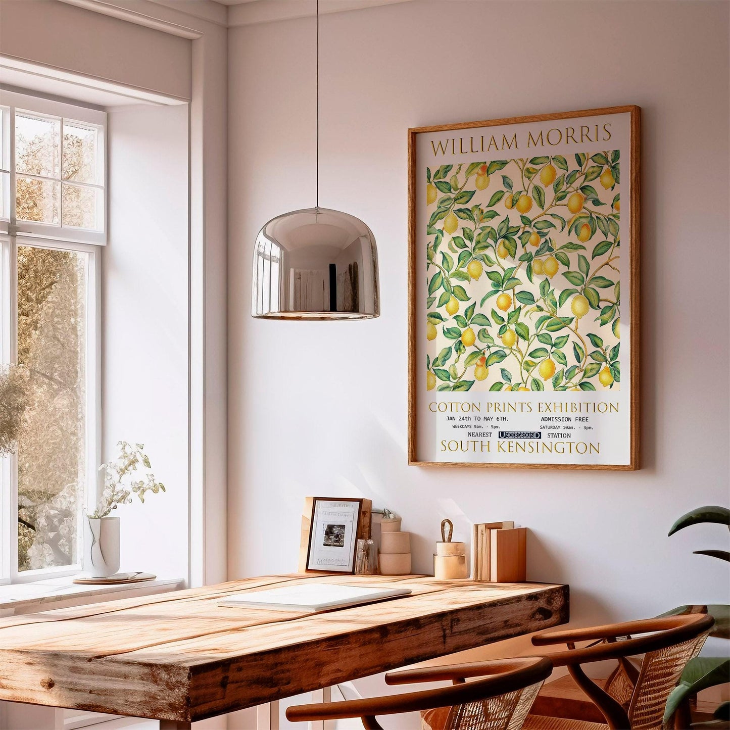 William Morris Wall Art – Vintage Floral Print | Lemon Tree Botanical Decor