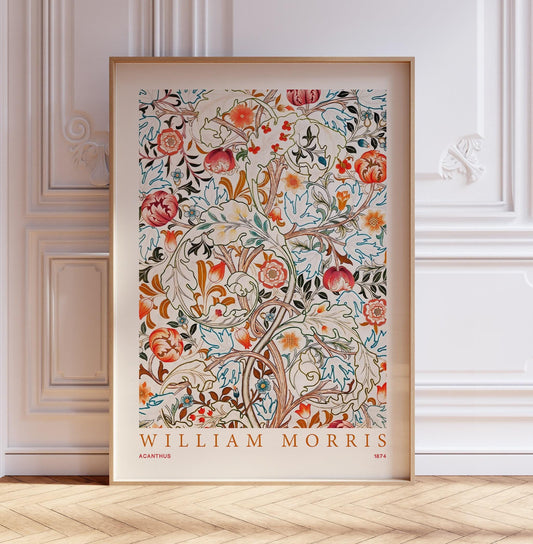 William Morris Print - Vintage Botanical Wall Art | Heritage Floral Decor
