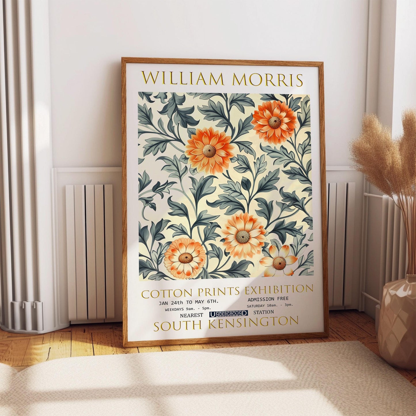 William Morris Poster - Vintage Floral Art Print | Botanical Wall Decor
