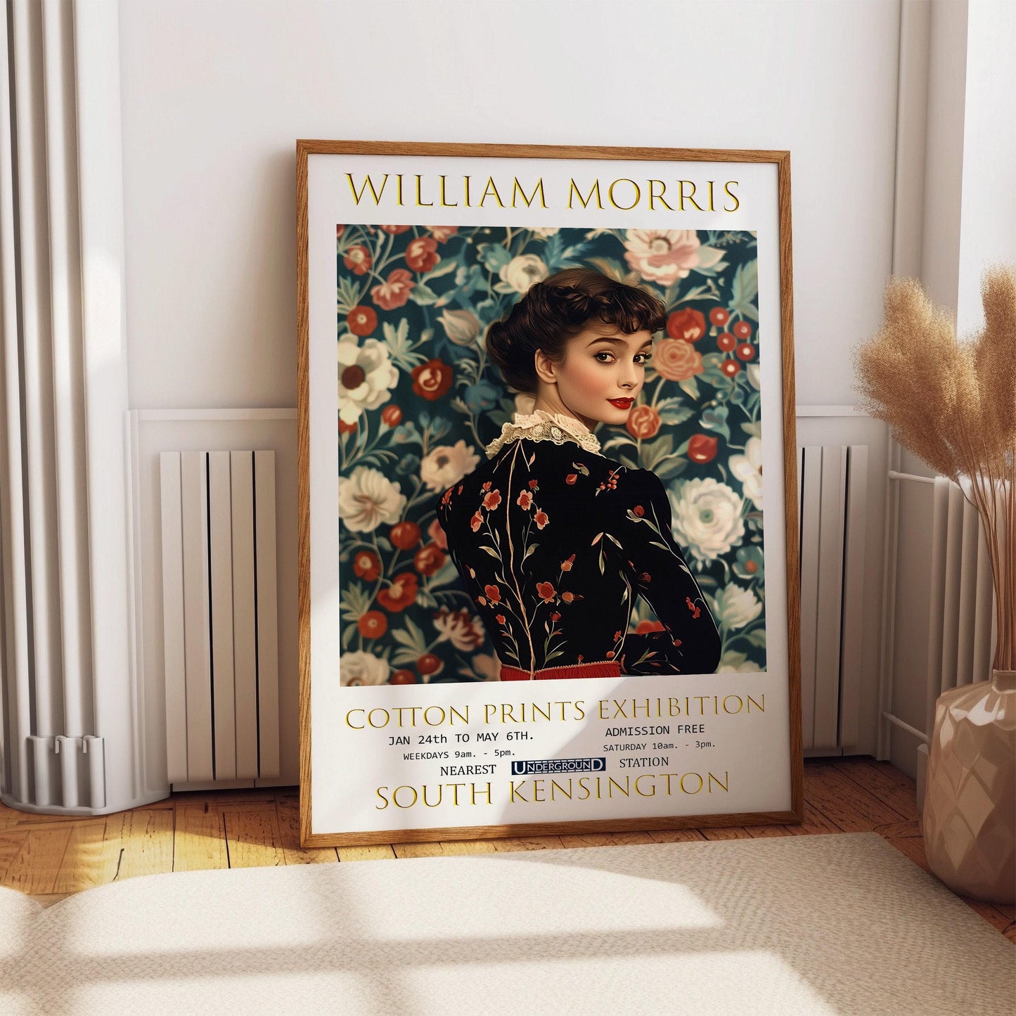 William Morris Print Vintage Floral Poster – Botanical Wall Art on Premium Matte Paper