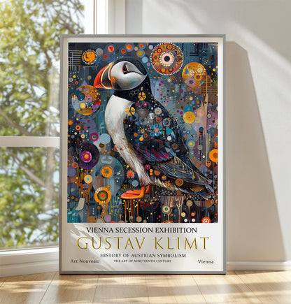 Gustav Klimt Art Nouveau Vintage Art Poster – Premium A3 Gold Leaf Print