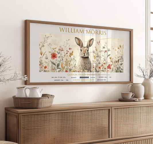 William Morris Hare Panoramic Print – William Morris Poster