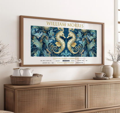 William Morris Print | Museum Quality Panoramic Art with Botanical & Textiles Design