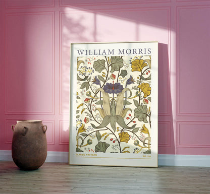 William Morris Poster - Vintage Wall Art | Botanical Exhibition Print on Luxury Matte Paper