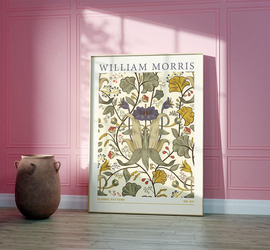 William Morris Poster - Vintage Wall Art | Botanical Exhibition Print on Luxury Matte Paper