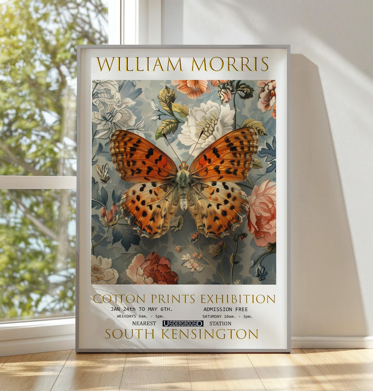 William Morris Print - Vintage Floral Poster | Botanical Wall Art, Heritage Decor