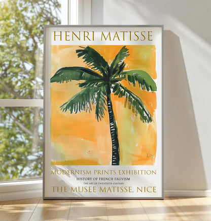 Henri Matisse Palm Tree Print: Fauvism Art Exhibition Poster