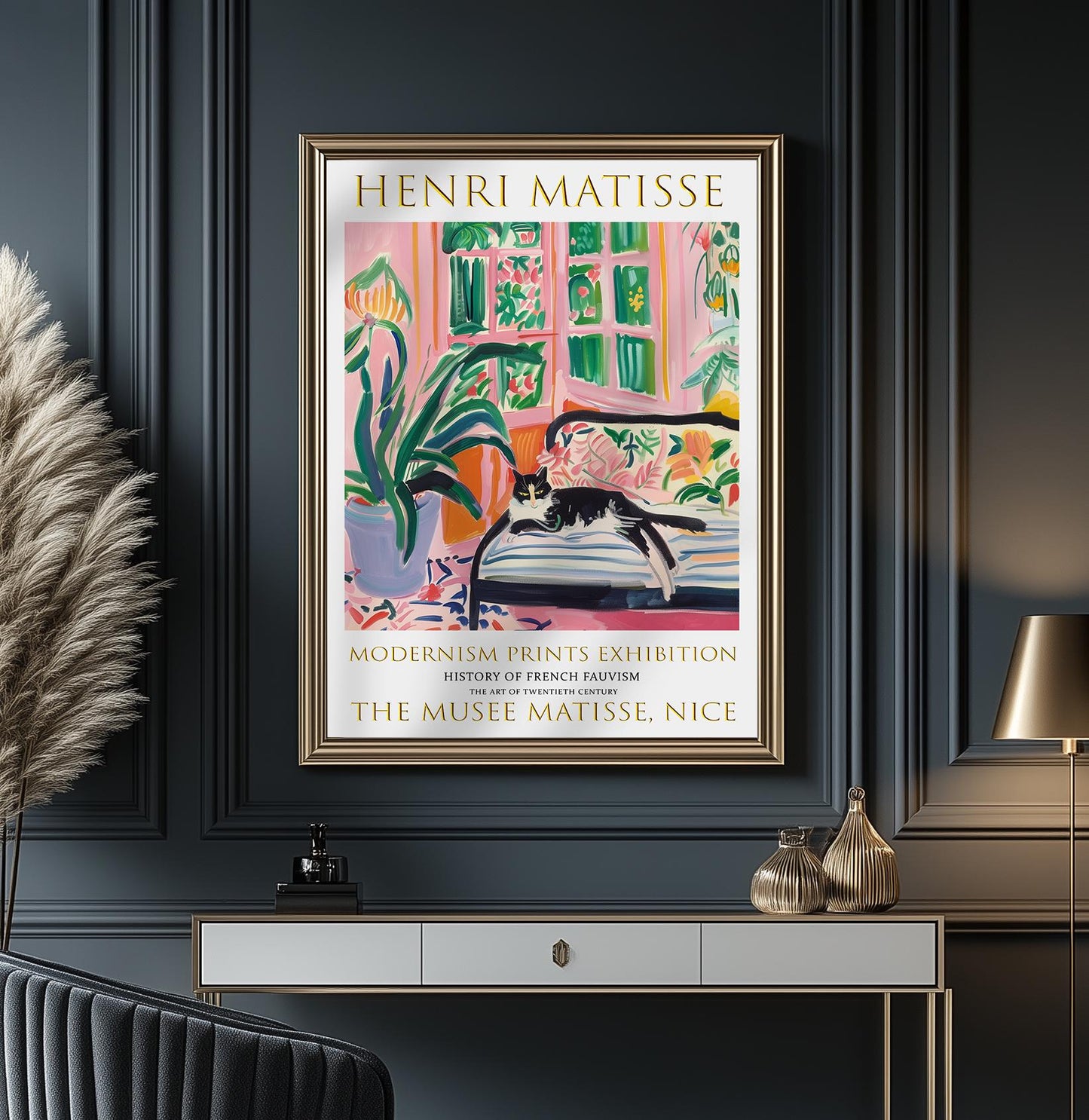 Henri Matisse Art Print: Tropical Living Room Fauvist Decor