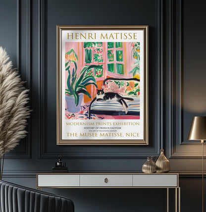 Henri Matisse Art Print: Tropical Living Room Fauvist Decor