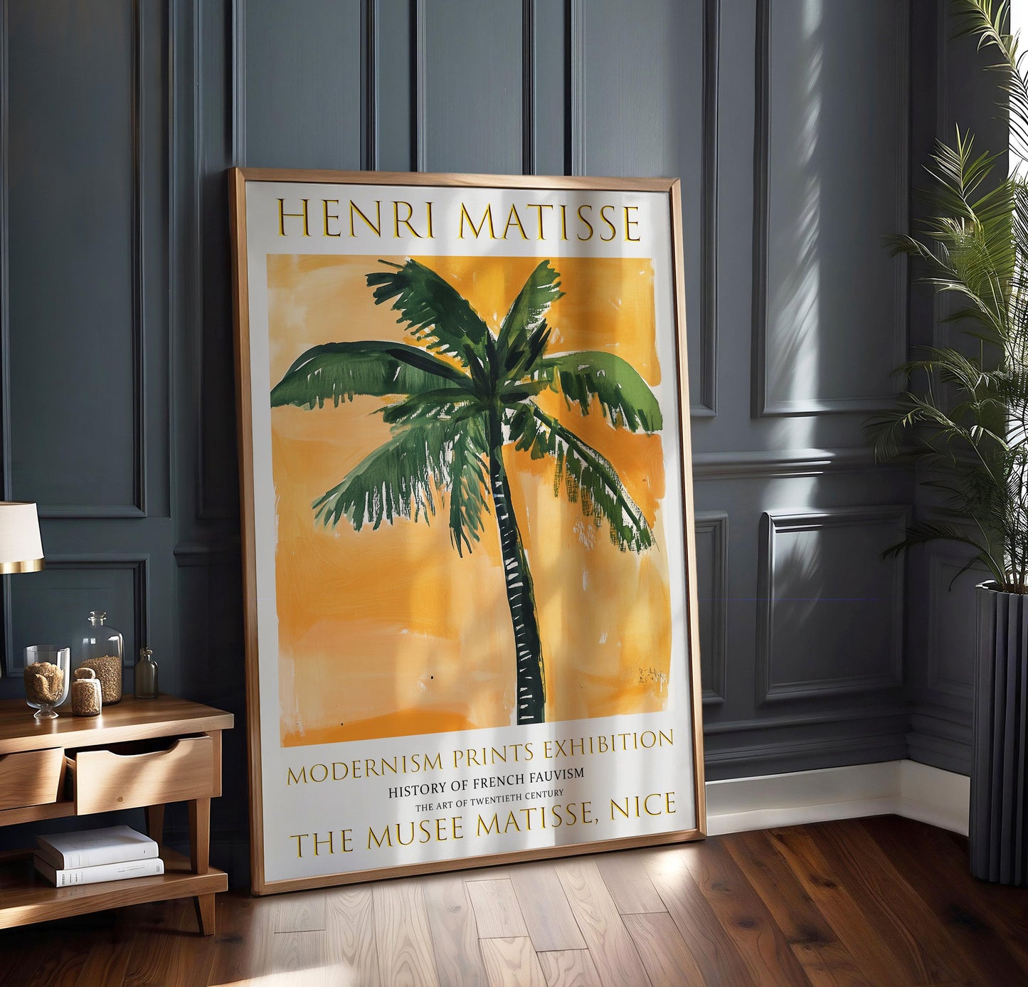 Henri Matisse Palm Tree Print: Fauvism Art Exhibition Poster