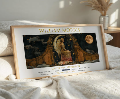 William Morris Fairy Print: Vintage Celestial Wall Art