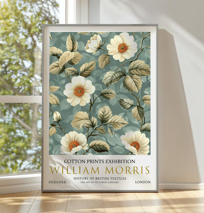 Vintage Botanical Wall Art – William Morris Floral Art Print on Premium Matte Paper