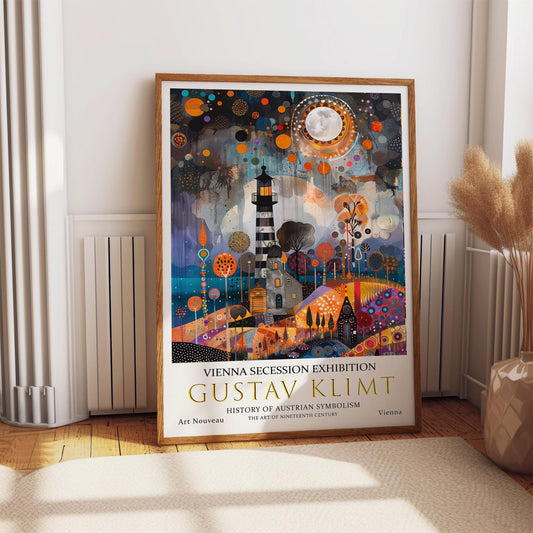 Gustav Klimt Print – Art Nouveau Poster | Vintage Gold Leaf Artwork