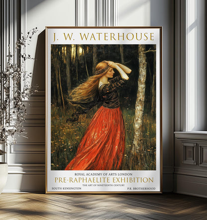 John William Waterhouse Print: Pre-Raphaelite Witch Sorceress Art