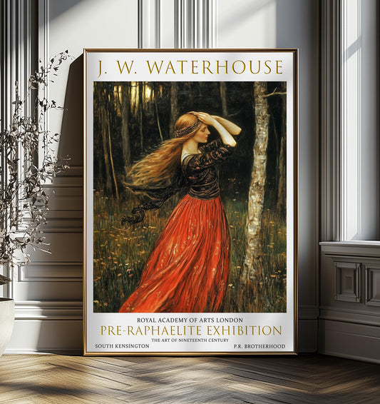 John William Waterhouse Print: Pre-Raphaelite Witch Sorceress Art
