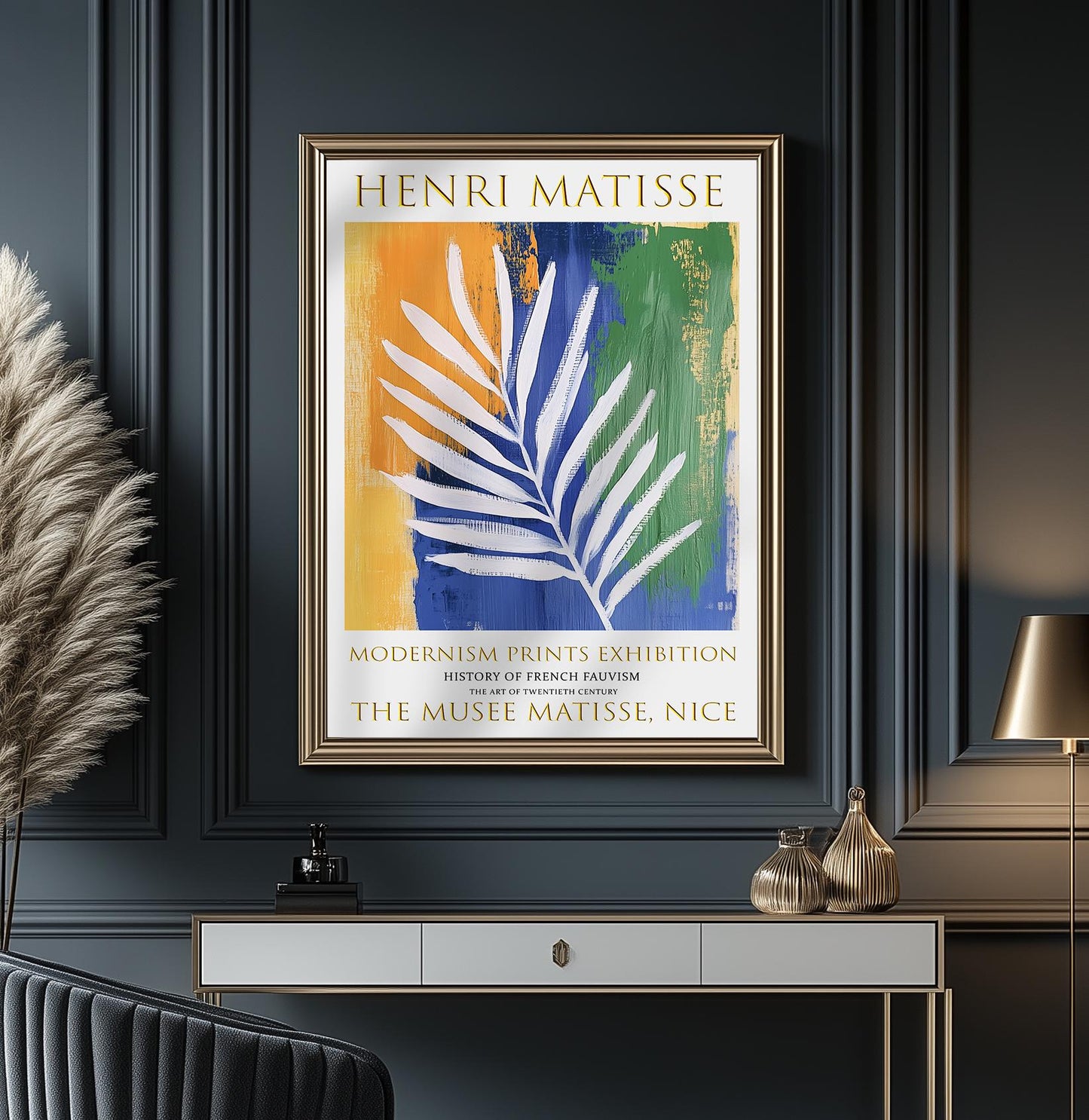 Henri Matisse Exhibition Poster: Fauvism Botanical Art Print