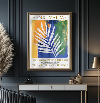 Henri Matisse Exhibition Poster: Fauvism Botanical Art Print