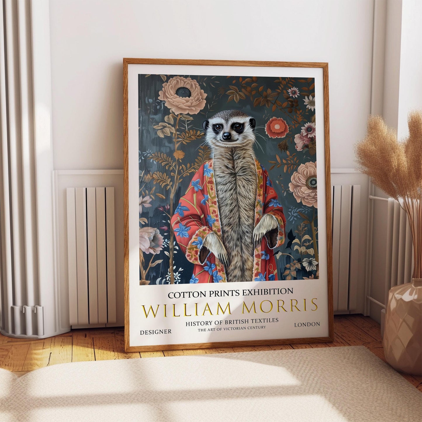 William Morris Print - Vintage Animal Art Poster | Botanical Wall Decor