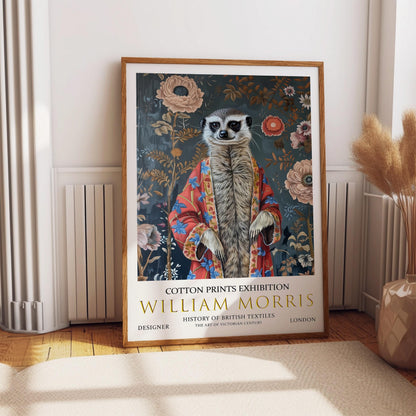 William Morris Print - Vintage Animal Art Poster | Botanical Wall Decor