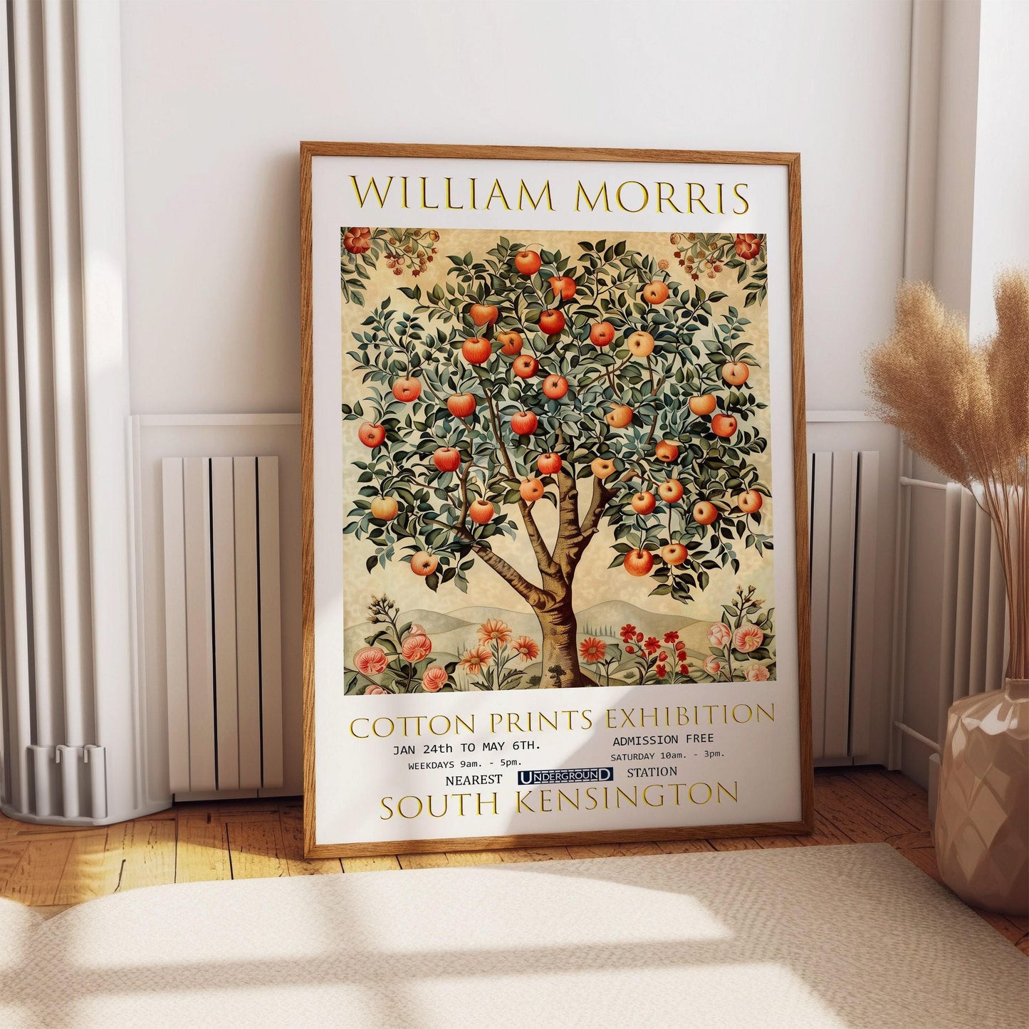William Morris Print - Vintage Floral Print on Premium Matte Paper | Botanical Wall Art