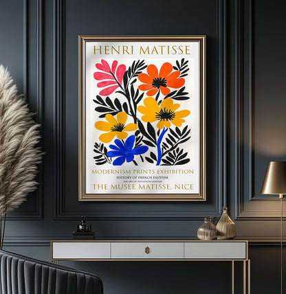 Print: Henri Matisse Flowers, Fauvism Floral Wall Art