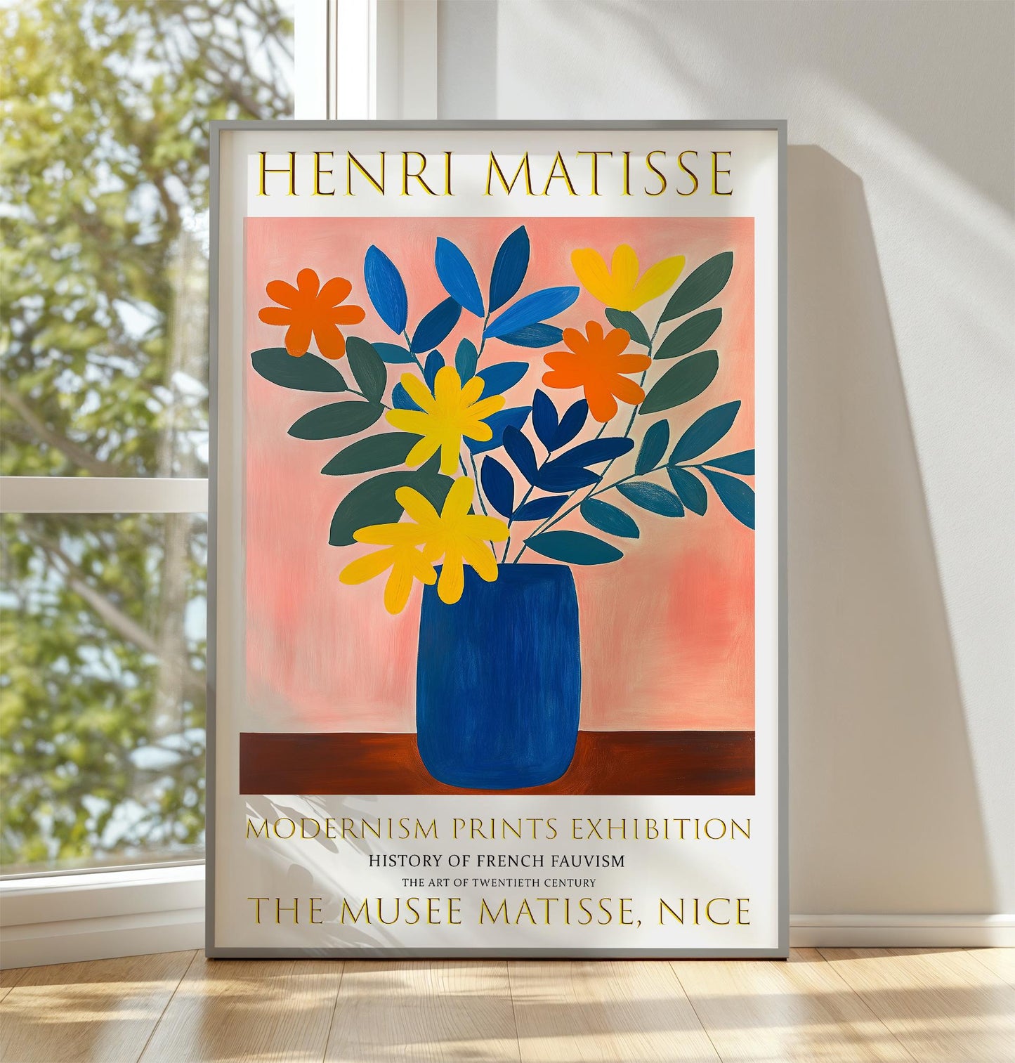 Henri Matisse Exhibition Poster: Fauvism Botanical Art Print