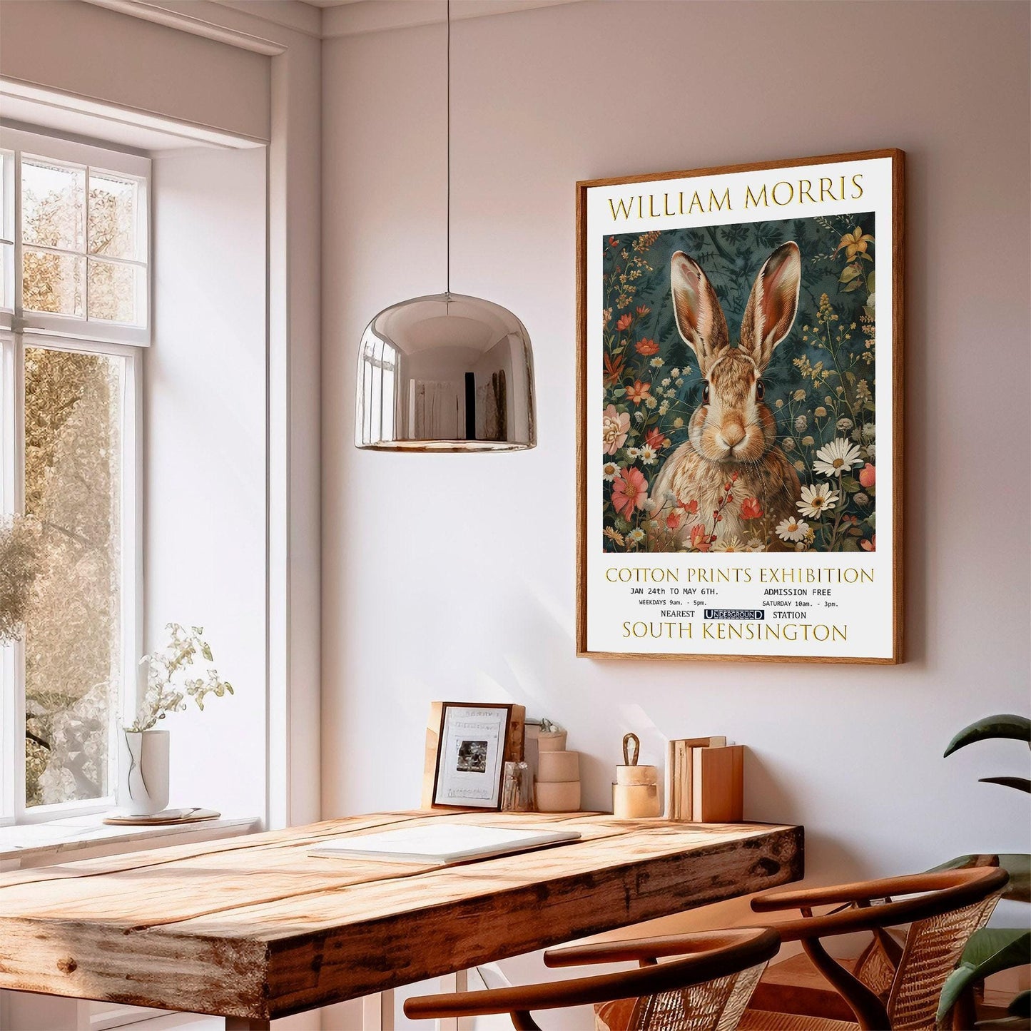 William Morris Hare Print – Vintage Botanical Wall Art