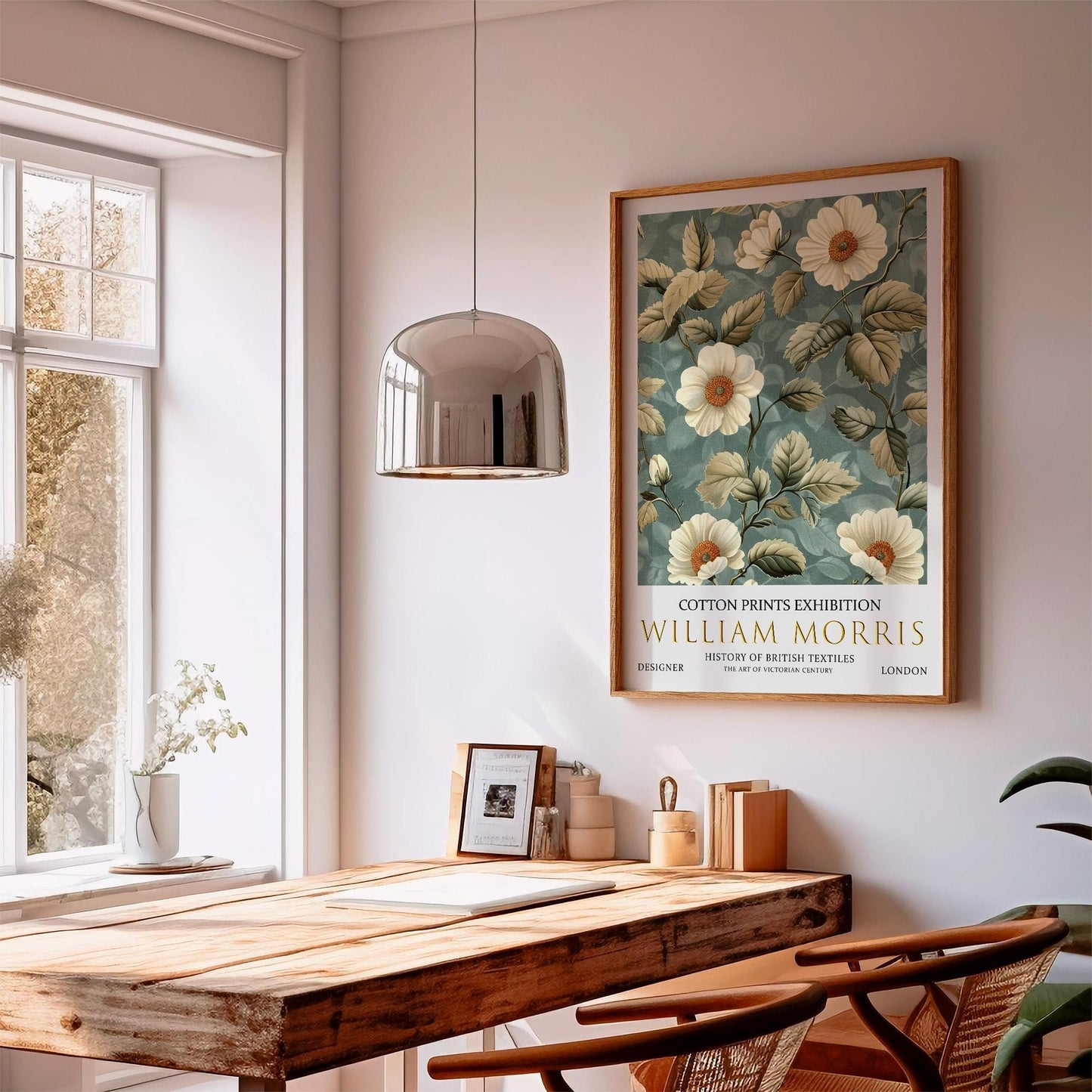 Vintage Botanical Wall Art – William Morris Floral Art Print on Premium Matte Paper