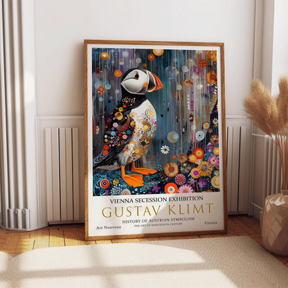 Gustav Klimt Art Print – Vintage Art Nouveau Poster with Gold Leaf Artwork