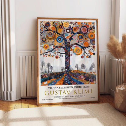 Gustav Klimt Art Print - Tree of Life Vintage Art Nouveau Poster | Premium Paper