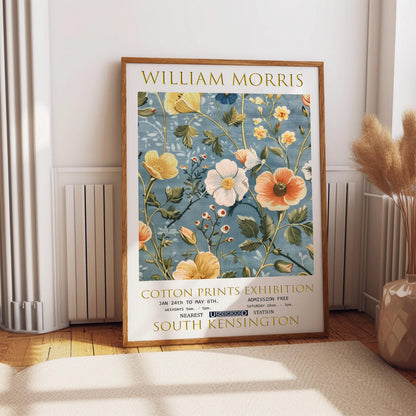 William Morris Art Print – Vintage Floral Poster | Botanical Exhibition Wall Decor