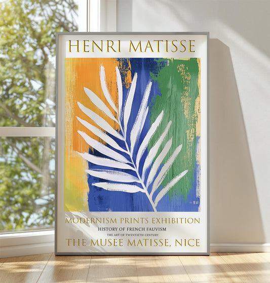 Henri Matisse Exhibition Poster: Fauvism Botanical Art Print