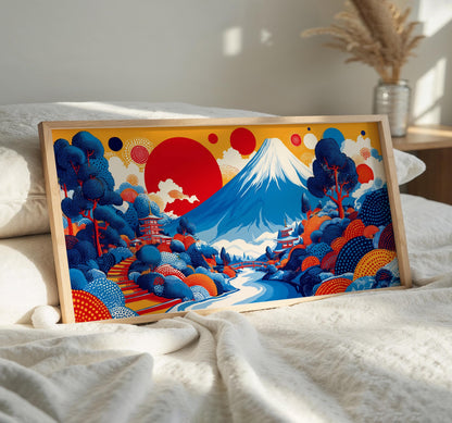 Yayoi Kusama Print – Japanese Wall Art – Landscape Poster