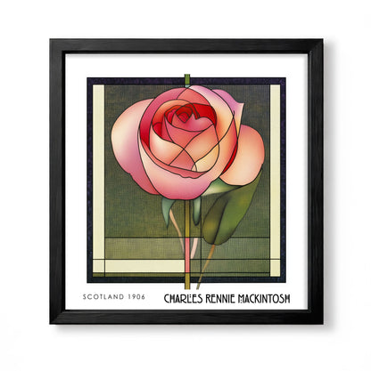 Rennie Mackintosh Print –Floral Wall Art - Art Deco Poster