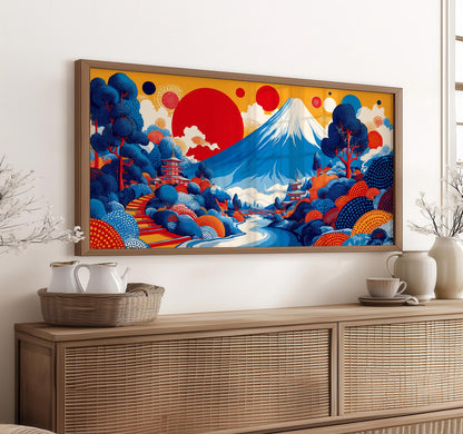 Yayoi Kusama Print – Japanese Wall Art – Landscape Poster