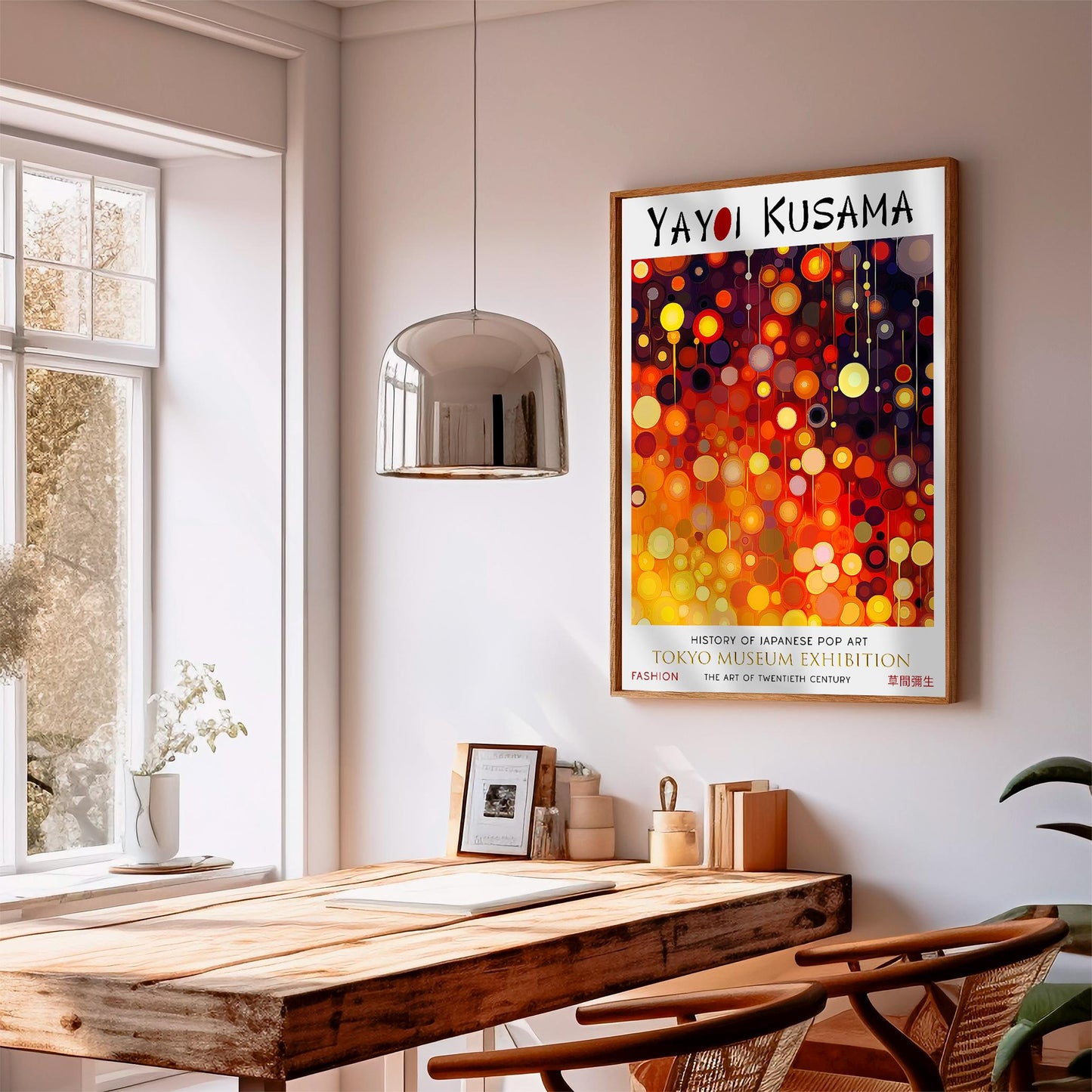 Yayoi Kusama Exhibition Print: Japanese Polka Dot Art