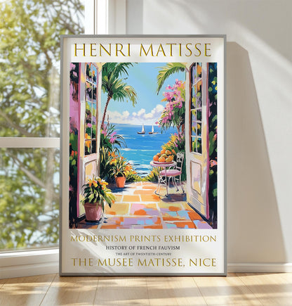 Henri Matisse Riviera Print: Fauvism Mediterranean Seascape Art