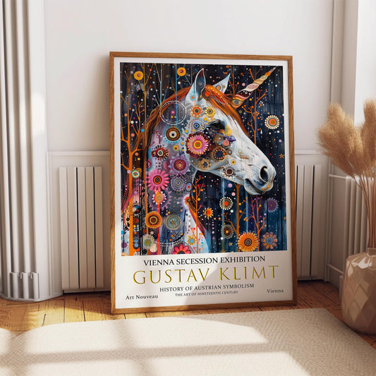 Gustav Klimt Art Print – Vintage Art Nouveau Poster | Ornate Floral Decorative Print