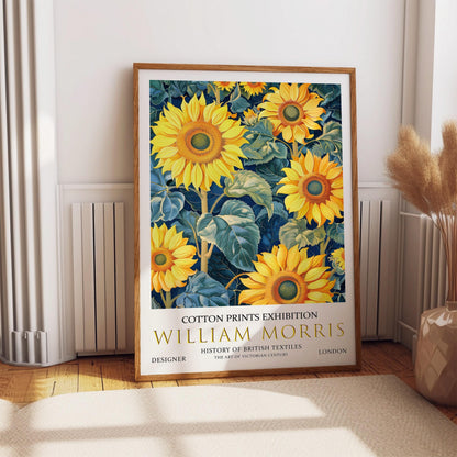 William Morris Print – Vintage Floral Art Sunflower Wall Decor on Premium Paper