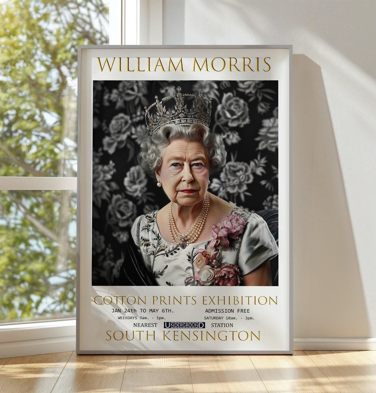 William Morris Art Print – Vintage Textiles Botanical Wall Art on Premium Matte Paper