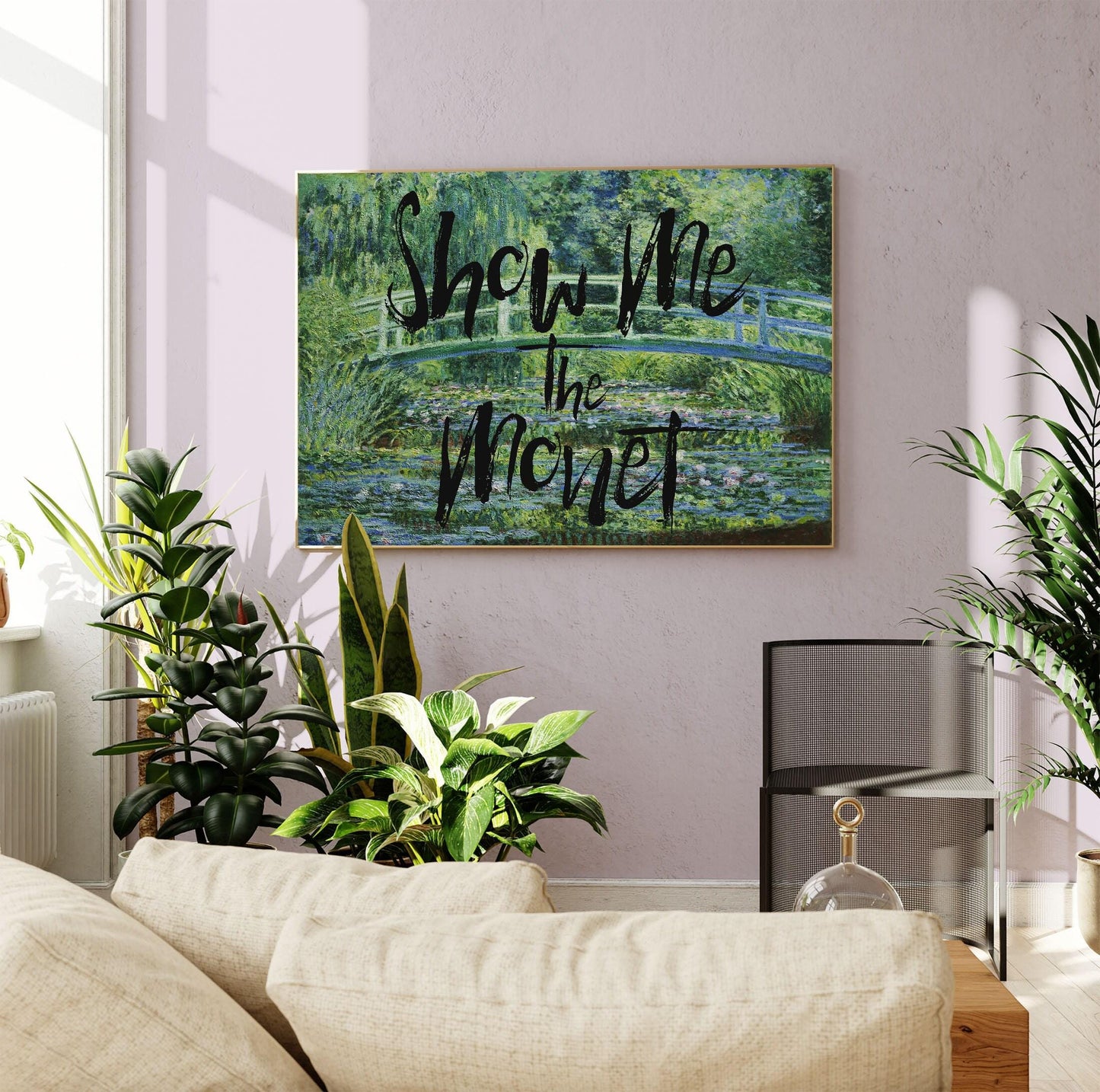Monet Water Lilies Print: Eclectic Floral Wall Art