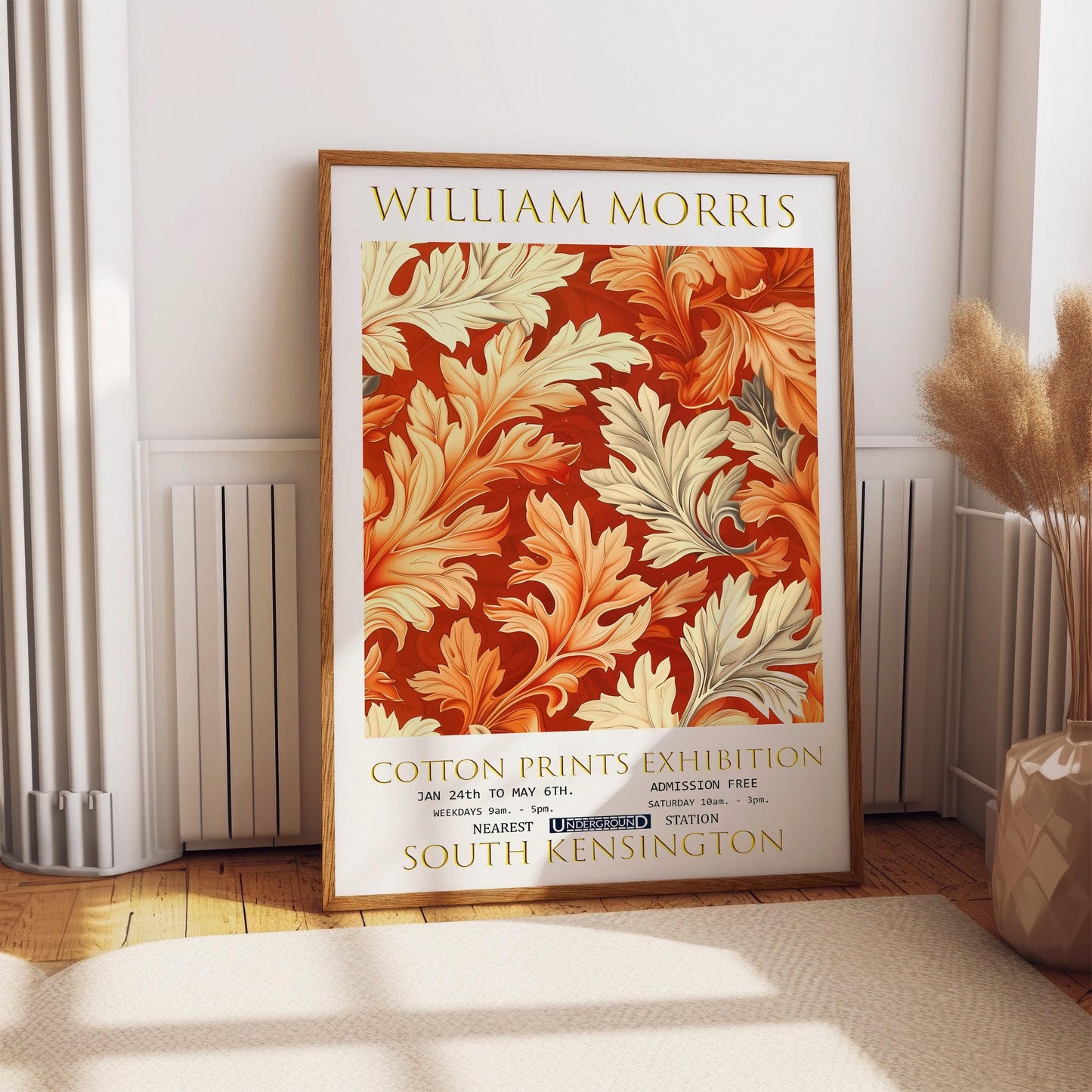 William Morris Poster - Botanical Art Print | Vintage Floral & Heritage Decor