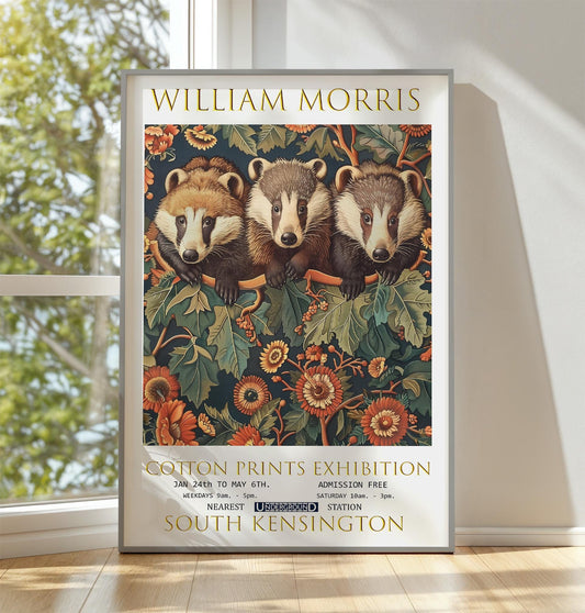 William Morris Print – Vintage Wildlife Art | Botanical Wall Art, Heritage Decor