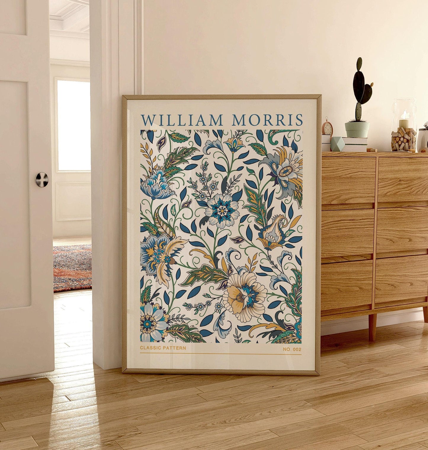 William Morris Art Print – Vintage Wall Art | Botanical Floral Exhibition Poster