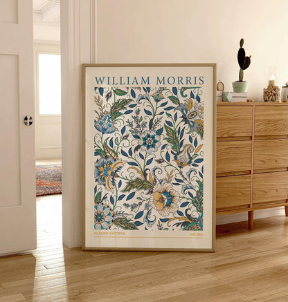William Morris Art Print – Vintage Wall Art | Botanical Floral Exhibition Poster